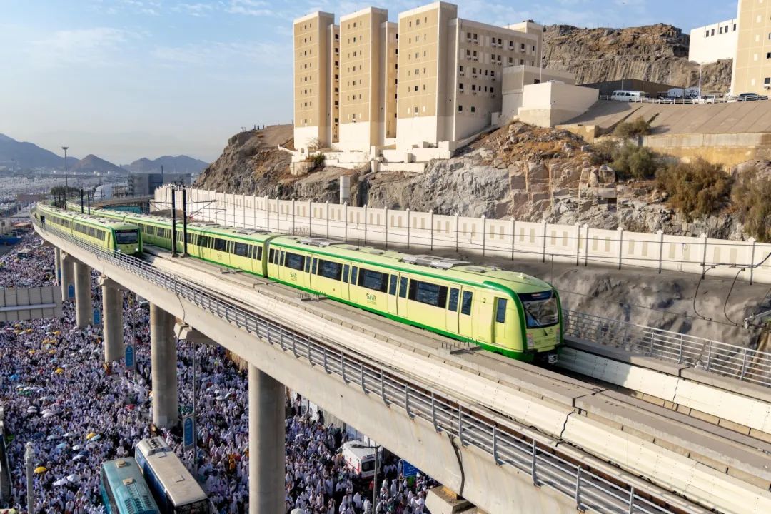 The 2024 Hajj operation of the Mecca Light Rail in Saudi Arabia, undertaken by China Railway Constru(图1)