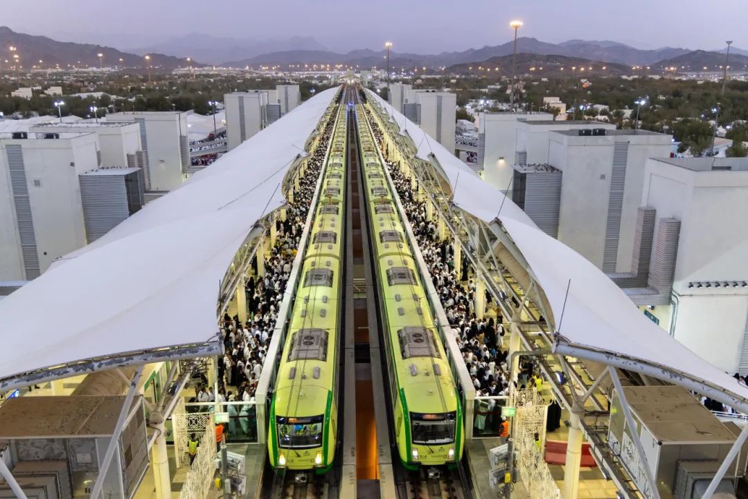 The 2024 Hajj operation of the Mecca Light Rail in Saudi Arabia, undertaken by China Railway Constru(图3)